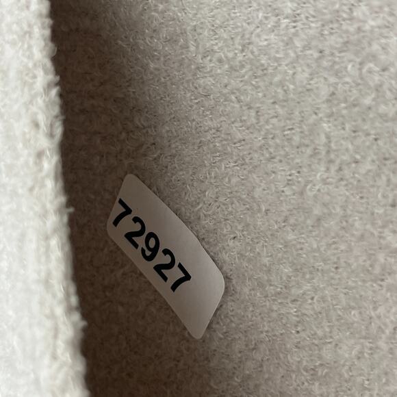 BAREFOOT DREAMS Sweater Womens L Cozy Chic Lite Plush V-Neck Pullover Beige - Picture 14 of 14